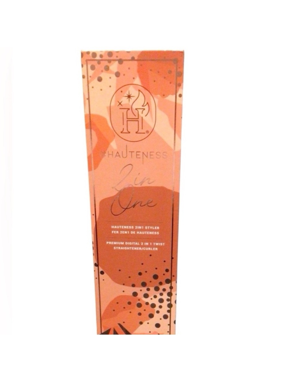 Hauteness Digital 2inOne Hair Tool Orange NEW